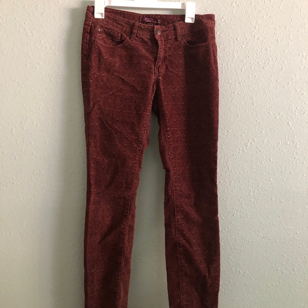 Prana Women's Straight Leg Pants - Burgundy